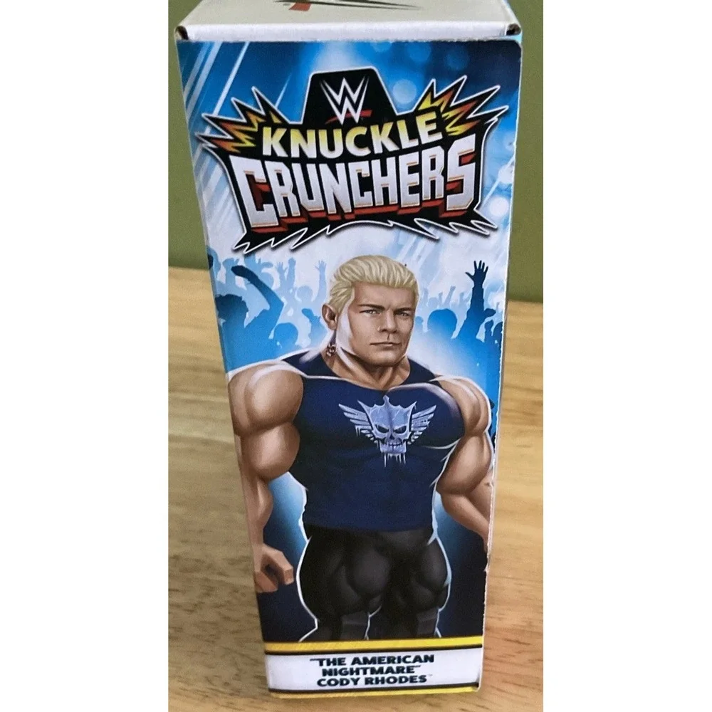 2024 Mattel WWE Knuckle Crunchers‎ Cody Rhodes, Includes Barbell & Weight Belt